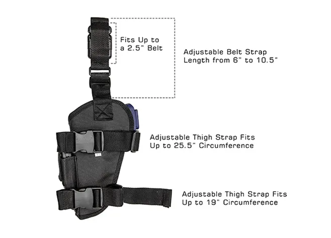 Кобура Leapers UTG Elite Tactical чорна Фото 2